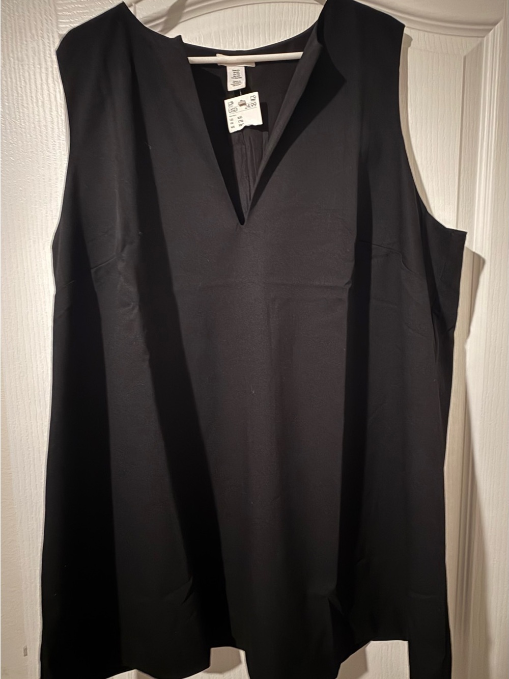 H&M Black Sleeveless V-Neck Tunic